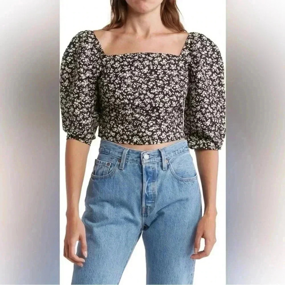 Levi's Women's 3/4 Sleeve The Statement Blouse Standard Fit Sz. Small NWT - Picture 8 of 8